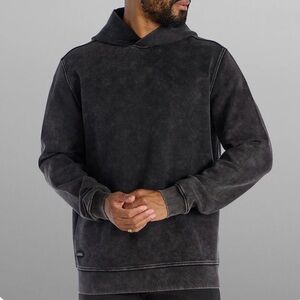 BYLT Roam Knit Hoodie - Washed Black - Men Medium